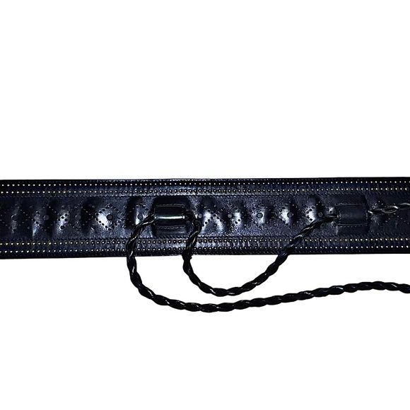 Authentic Gucci 11 SS Runway Frida Giannini Studded Bamboo Rope Tied Wrap Belt - Picture 7 of 11